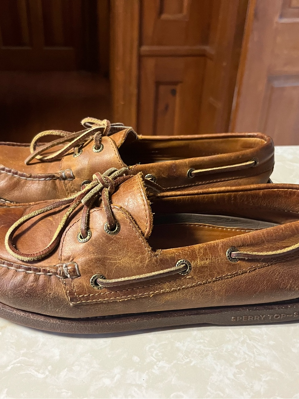 Sperry Brown Leather 2-Eye Classic Boat Shoes